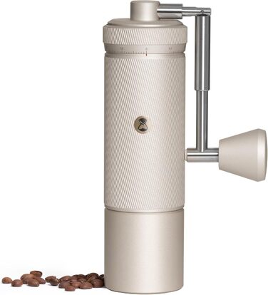 Ручна кавомолка TIMEMORE S3: керамічні жорна, регулювання помелу, корпус з нержавіючої сталі, для еспресо, моки, френч-пресу