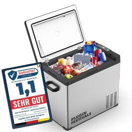 Автомобільний компресорний холодильник/морозильна камера 50л -20°C для кемпінгу, 12V/230V