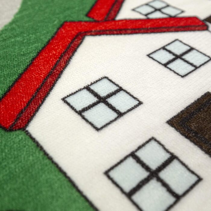 Дитячий килимок Килимок для дитячої кімнати Ігровий килимок Вуличний килимок нековзний сучасний зелений, розмір (150 см круглий)