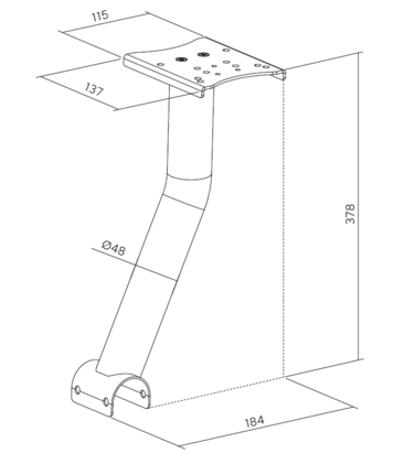 Кріплення коробки передач GamePro RS004 для крісла