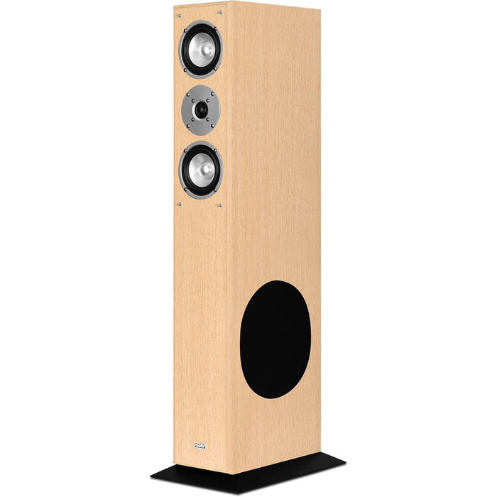 Підлогова акустика mohr SL15 Oak, звук HiFi, елегантна дерев'яна акустика для стерео або домашнього кінотеатру