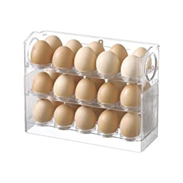 Ящик для зберігання яєць контейнер для яєць для холодильника бічна 3-шарова відкидна коробка для яєць холодильник контейнер для зберігання яєць