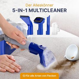 Многофункціональний мийкий пилосос MultiCleaner WS450 5-в-1 для килимів, диванів, меблів, авто та прибирання шерсті тварин. Потужний 450W мотор, з аксесуарами, самоочищення, об'єм резервуару 2л.
