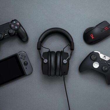 Ігрова гарнітура HyperX Cloud Alpha 2021, чорно-червона, з мікрофоном, 50 мм драйвери, USB, для PC/PS5/PS4/Xbox/Switch