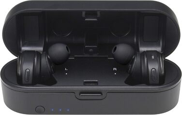 Навушники-вкладиші Audio Technica ATH-CKR7TW Bluetooth HiFi з регулюванням гучності, Чорний