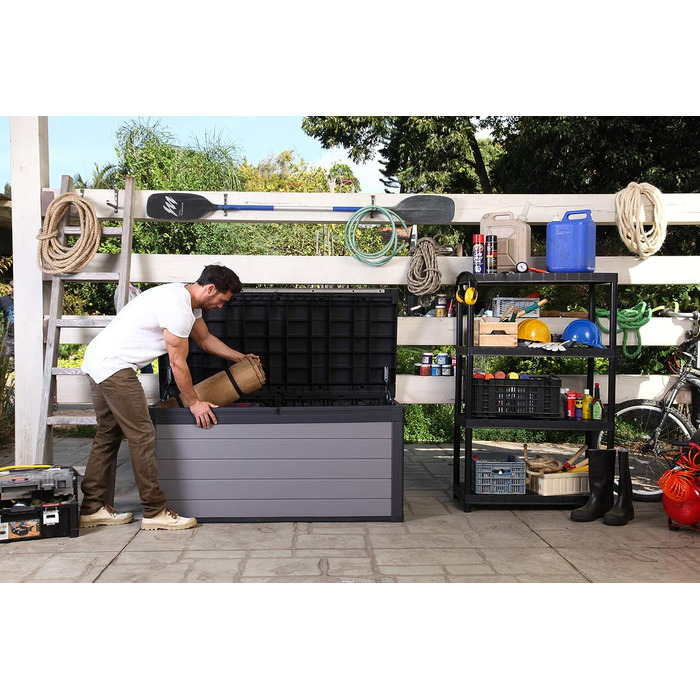 Ящик для подушок Keter Ondis24 Premier Box XL, садові меблі, водонепроникний (380л)