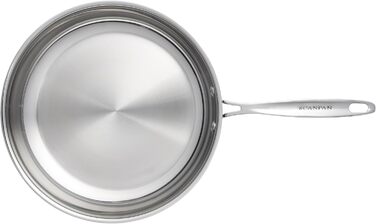 SCANPAN Fusion 5 сковорода з нержавіючої сталі індукційна | Багатошарове покриття | Для всіх типів плит | Сковорода з зручною ручкою | Придатна для духовки (28 см)