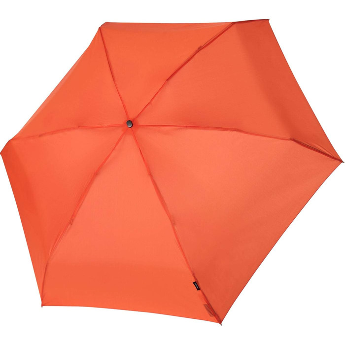 Ручна кишенькова парасолька для подорожей Knirps 18 см чорний (93 см, нектарин)