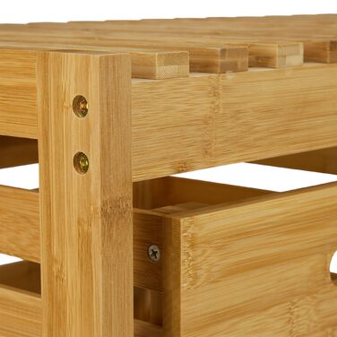 Лавка Relaxdays з місцем для зберігання, бамбук