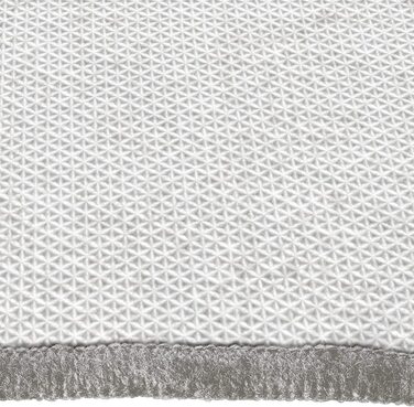 Ервін Мюллер унітаз з вирізом Крит, протиковзкий Розмір 50x50 см - затишний високий ворс, підходить для підлоги з підігрівом (килимок для ванної 90x90 см, Бірюзовий)