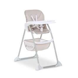Дитячий стільчик Hauck Sit N Fold - компактний, легкий, з регульованою спинкою та великим кошиком (бежевий)