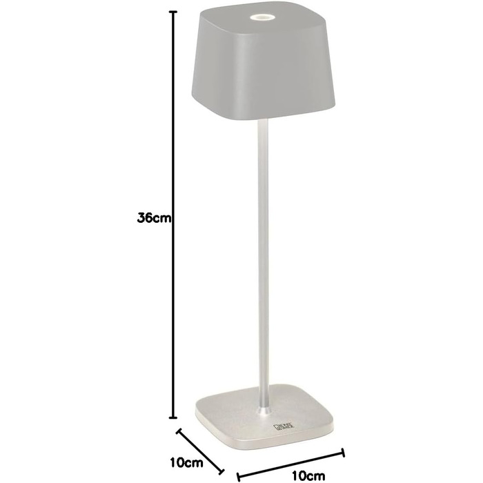 Настільна лампа Konstsmide Capri біла | Внутрішнє/Зовнішнє використання | USB/Акумулятор | 7814-250