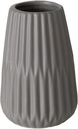 Набір ваз Wackadoo, порцеляна, сучасний, набір з 2, скандинавський дизайн, 17x8,5 см та 14x8,5 см, сірий