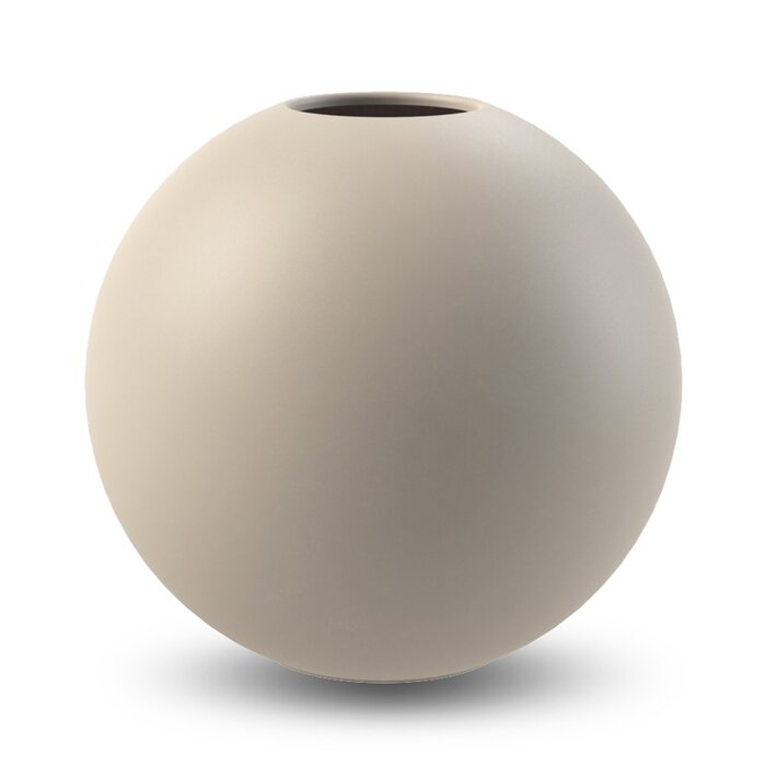 Ваза для квітів Cooee Design Ball 20см, пісочний колір