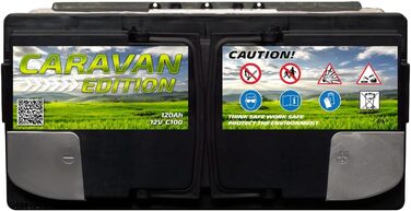 Акумулятор 12V120Ah GEL для сонячних батарей Caravan Edition, човнів, автофургонів, кемпінгу