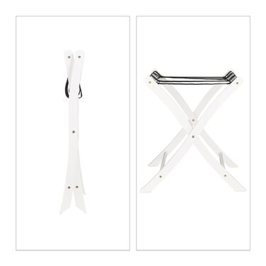 Підставка для валізи клапана, дерево Relaxdays