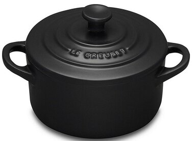 Сотейник / жаровня 0,25 л, матовий чорний Le Creuset