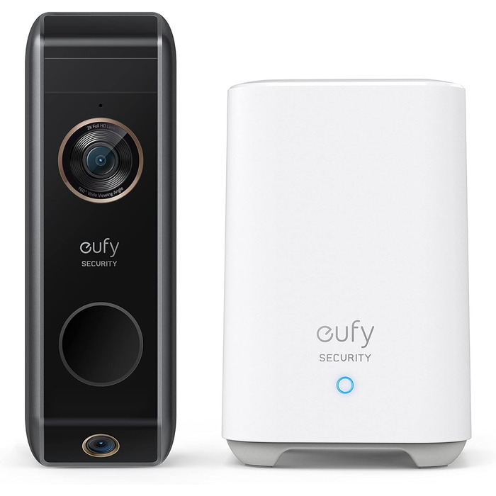 Відеодзвінок Eufy Dual Cam E8213G11, 2K: двокамерний, з Wi-Fi, для дому