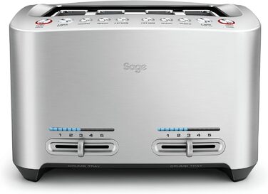 Тостер Sage The Smart Toast на 4 скибочки, матовий алюміній