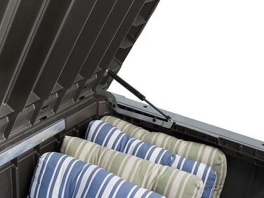 Ящик для подушок/садовий ящик Koll Living 570 л, коричневий - водонепроникний, з вентиляцією, витримує до 250 кг