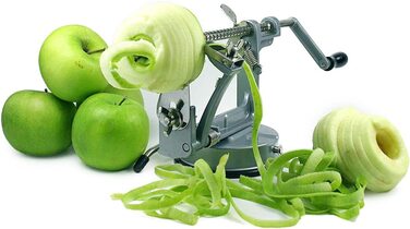 Яблукочистка та картоплечистка "Deluxe" з нержавіючої сталі Очистка 3 в 1 яблукорізка