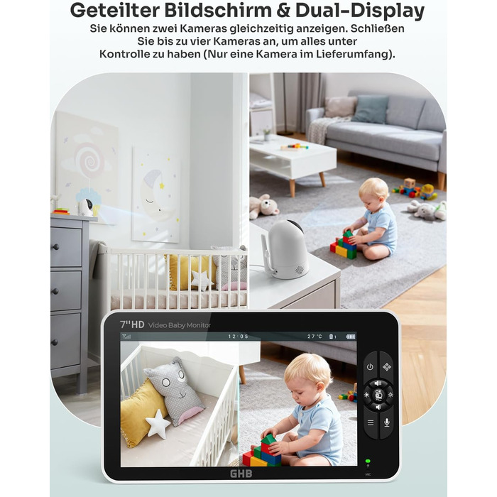 Відеоняня GHB з камерою 7