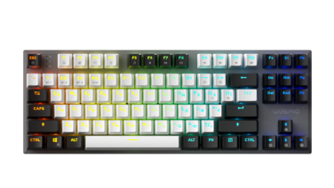 Бездротова механічна клавіатура GamePro Genesis Joker Pro (MK124G) 87% Red switches