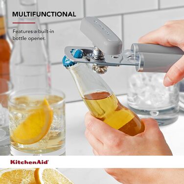 Відкривачка консервна та для пляшок KitchenAid Класична, сіра (CA Packaging)