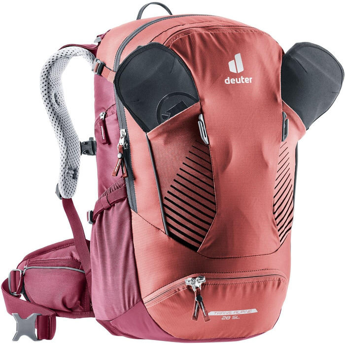 Жіночий велосипедний рюкзак Deuter Trans Alpine 28 SL Caspia-maron, 28 л