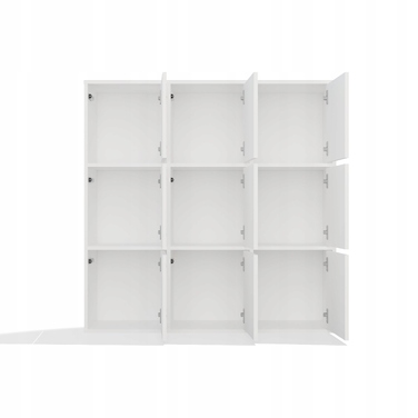 Стелаж TopEshop 110,5 см x 110,5 см x 30 см, білий