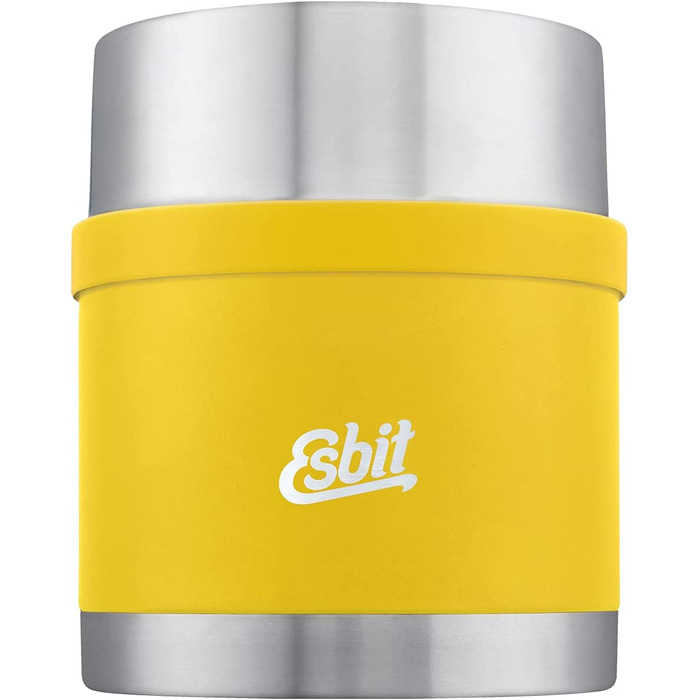 Термос для їжі Esbit Sculptor з гравіюванням, нержавіюча сталь, BPA-Free, чорний/срібний, 500/750/1000 мл, контейнер для гарячих і холодних страв, для супів і салатів