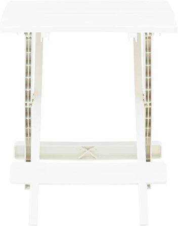Квадратний складаний кемпінговий стіл Made in Italy, 44x50x44 см, білий