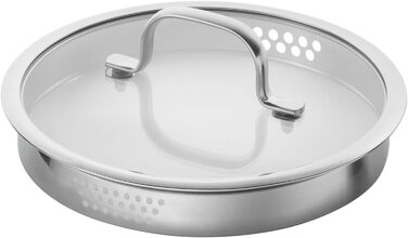 Набір каструль ZWILLING TrueFlow, 3 предмети, зливна функція, для індукції, нержавіюча сталь, сріблястий
