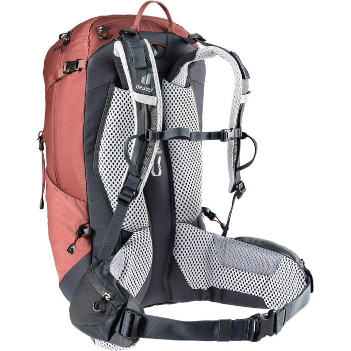 Жіночий туристичний рюкзак Deuter Trail Pro 30 SL, 30 л, червоно-графітовий
