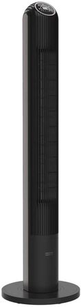 Вентилятор вежа Cecotec EnergySilence 9090 Skyline Ionic 119 см, 45 Вт, Іонізатор, LED Touch, Пульт, 3 режими, Таймер 12 год, Обертання 70°, Чорний