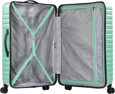 Валіза U.S. Traveler Boren 30'' з полікарбонату, міцна, 8 колес, алюмінієва ручка, м'ята