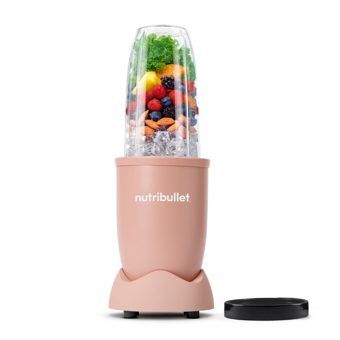 Nutribullet Pro 900 Блендер для смузі та коктейлів, 900 Вт, матово-рожевий (NB904MASN) - професійний міксер для фруктів та овочів