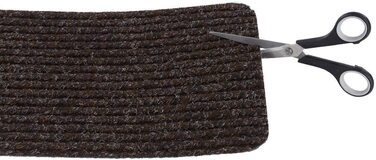 Килимки для сходів Kettelservice-Metzker 15 шт 60x25 см кавово-коричневі