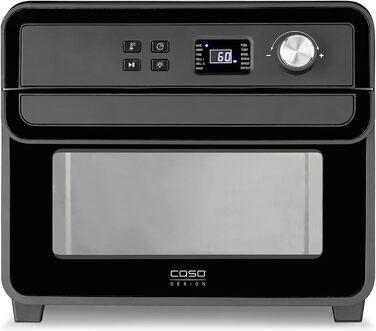Фритюрниця CASO AirFry Chef 1700 з конвекцією, 1700 Вт, 3 рівні, температура 40-230°C, чорна, без попереднього розігріву