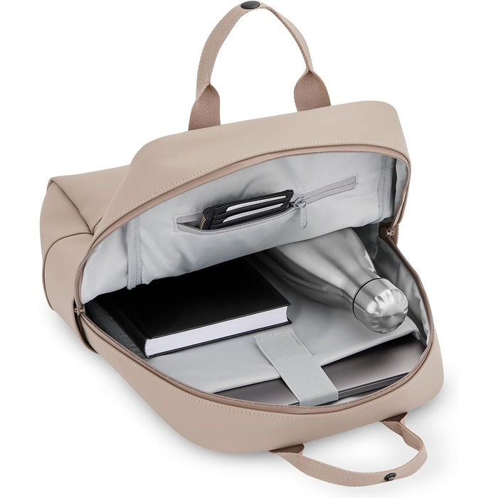 Жіночий рюкзак Johnny Urban Hailey, елегантний міський daypack з відділенням для ноутбука 14'', водостійкий, бежевий, для університету, бізнесу, школи
