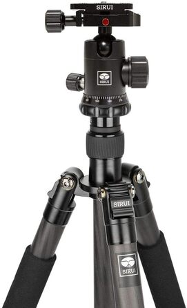 Вуглецевий штатив SIRUI AM-1204E+G-10K з кульовою головкою, висота 147,8 см, макс. навантаження 8 кг