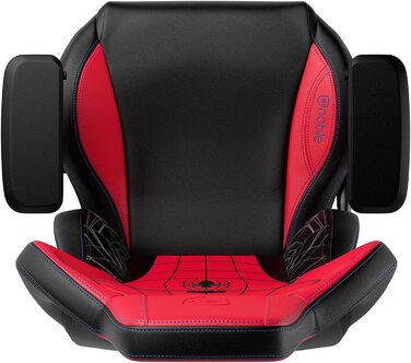 Ігрове крісло noblechairs Epic Spider-Man Edition, ергономічне, офісне, з підголівником і поперековою підтримкою, для користувачів до 120 кг і 185 см, спецвидання, екошкіра PU
