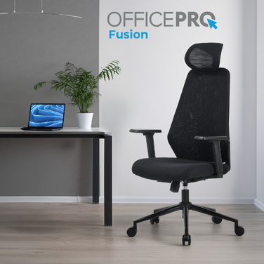Крісло офісне OfficePro Fusion OC577B Black