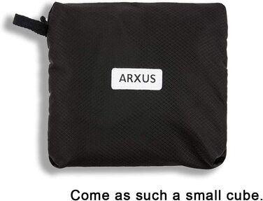 Складна водонепроникна дорожня сумка Arxus, легка, чорна
