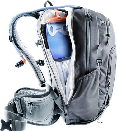 Рюкзак для велосипедистів Deuter Attack 20 з протектором, 20 л, графітовий