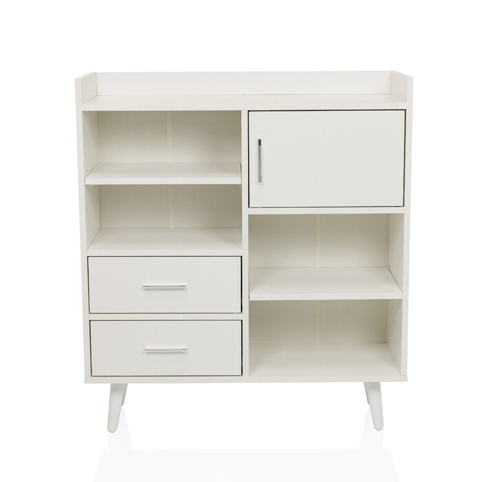 Сервант / комод MYRDAL 80x30x90 см 2 висувних ящика 1 двері білий hjh LIVING