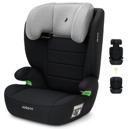 Дитяче автокрісло Osann Musca i-Size 100-150 см без Isofix, сіра меланж, з підлокітниками та спинкою