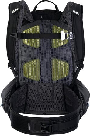 Рюкзак EVOC EXPLORER PRO 26л чорний – комфортний міський та туристичний рюкзак з системою вентиляції AIR FLOW CONTACT, гнучким поясом AIRO FLEX, відділенням для питної системи та дощовиком, преміум-якість