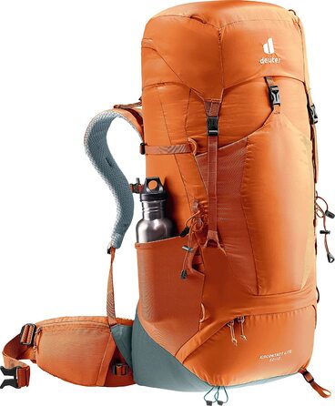 Туристичний рюкзак Deuter Aircontact Lite 50+10 л, chestnut-teal, легкий, для трекінгу