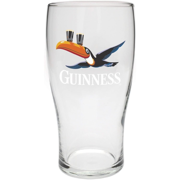 Офіційні склянки Guinness Gravity & Toucan 2 шт. для пива - набір пивних келихів